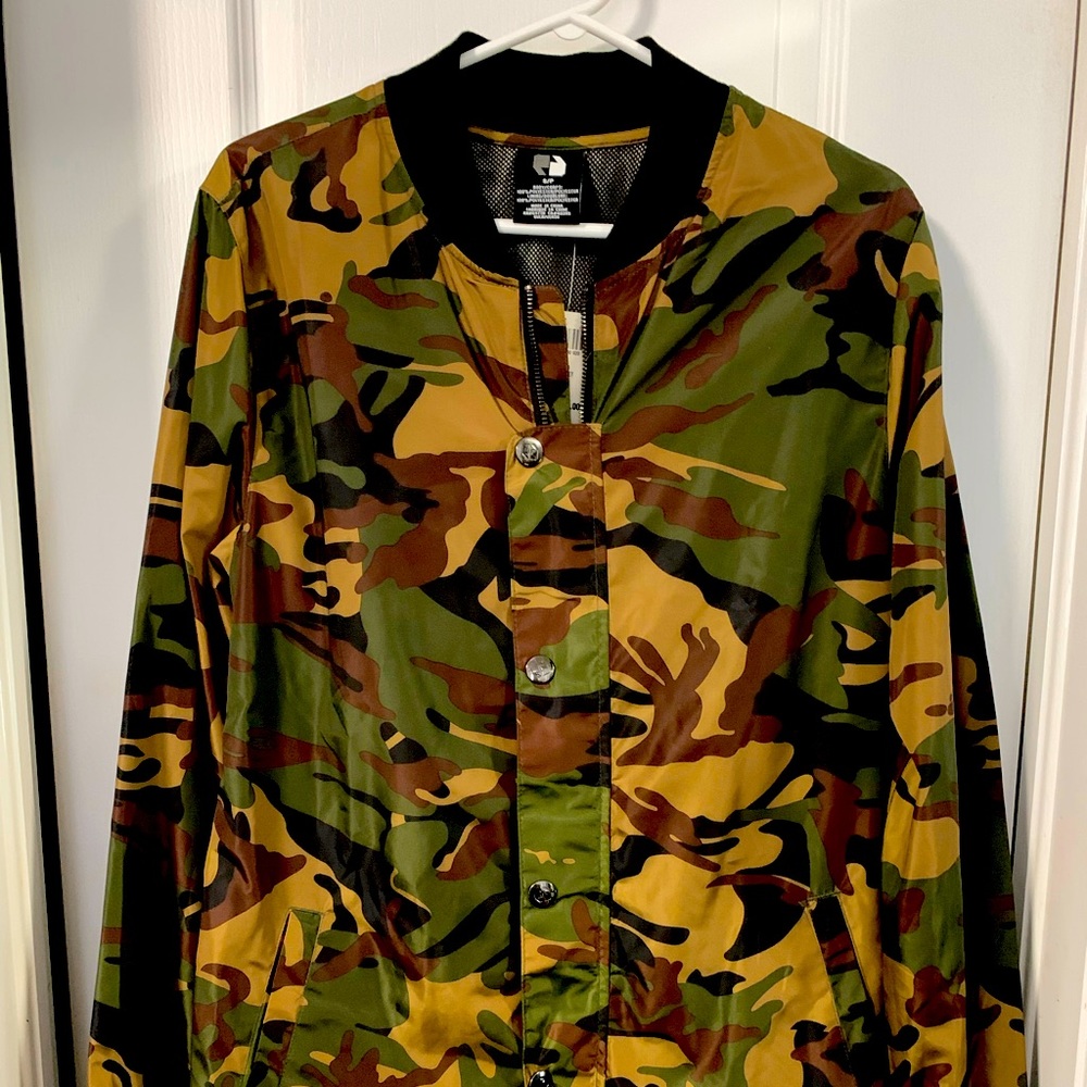 Camouflage Long Light Jacket (S)